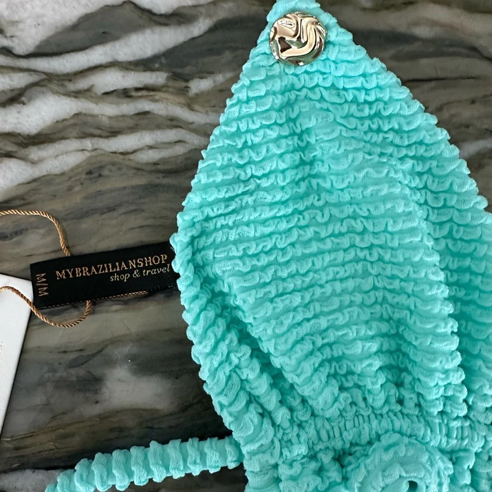 Turquoise Bikini Top - Picture 2 of 2
